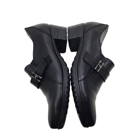 Fluchos Charis F0942 Women's Comfort Slip-On Shoes Size 39 Black Leather - Picture 11 of 13